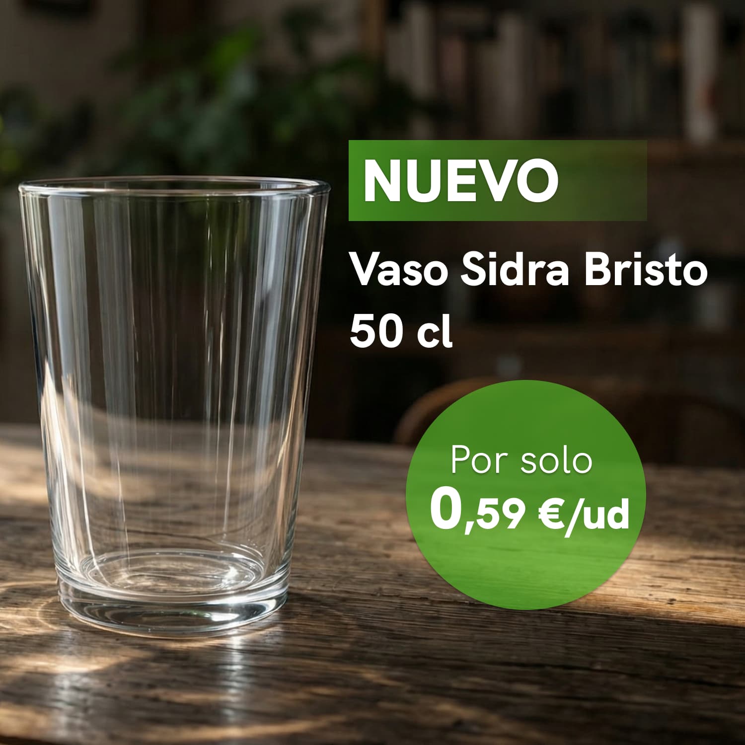 Vaso nuevo bristo